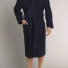 Bademantel mit Kapuze - Schiesser Homewear Basics