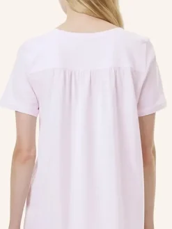 Bigshirt Kurzarm - Striped Cotton Jersey