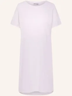 Bigshirt Kurzarm - Striped Cotton Jersey