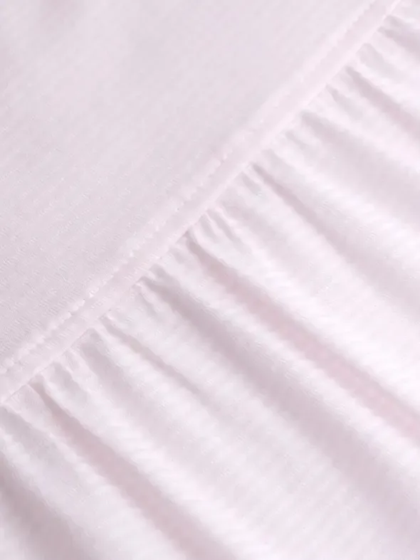 Bigshirt Kurzarm - Striped Cotton Jersey