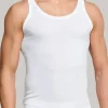 2er-Pack Unterhemden - Cotton Essentials Feinripp
