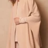 Fleece Poncho 80cm - PEONY