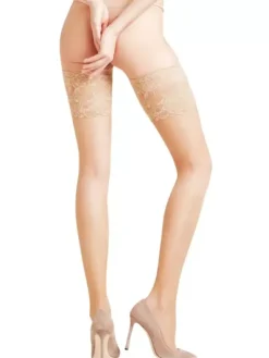 Halterloser Strumpf - Seidenglatt 15
