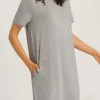 Nachthemd Kurzarm - Natural Elegance