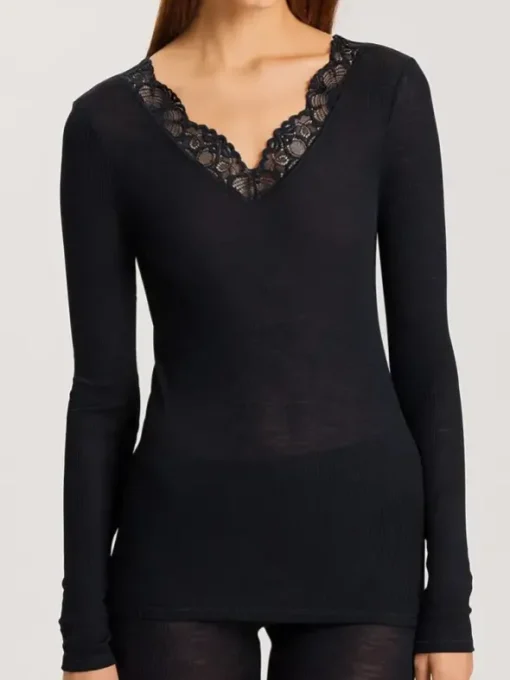 Shirt Langarm - Woolen Lace
