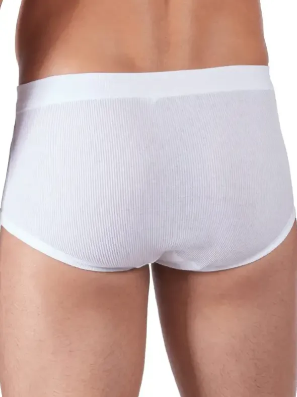 Slip mit Eingriff - Cotton Double Rib