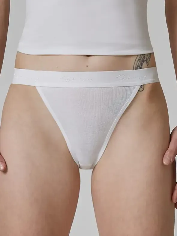 Tanga 2er Pack - Cotton Rib