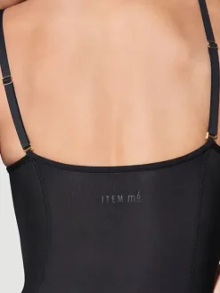 V-Neck String Body - All Mesh