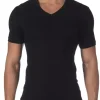 V-Shirt Kurzarm - Wolle & Seide
